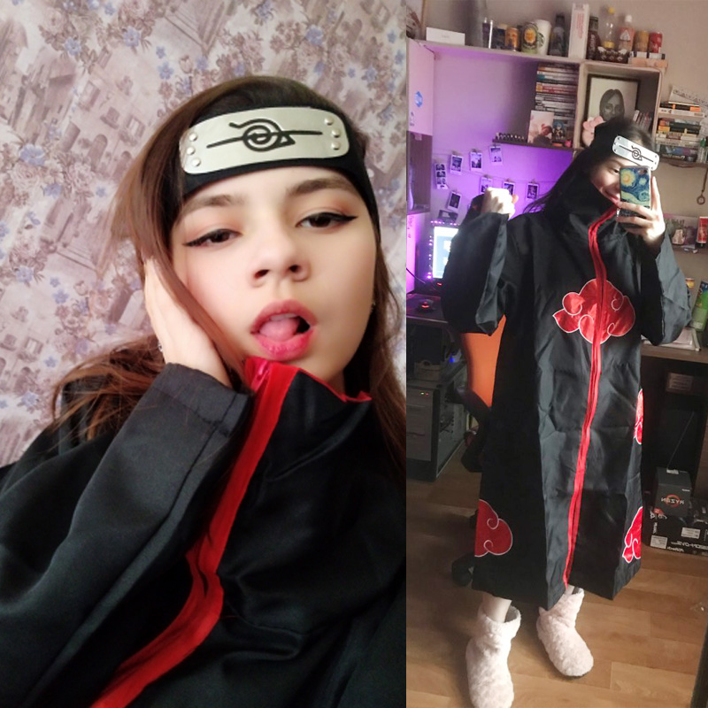 Naruto Mingyue Diadema Y Anillo Itachi Disfraz De Capa Naruto Mingyue Diadema Y Anillo Itachi Disfraz De Capa