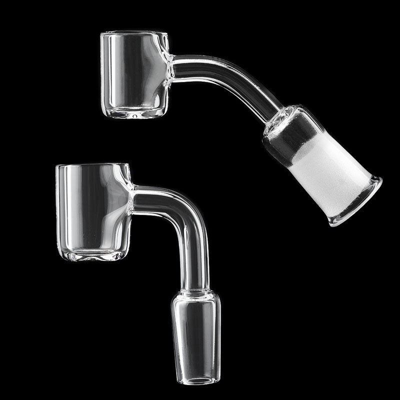 

DHL 4mm Flat Top Banger Quartz Nails 10mm 14mm 18mm Male Female 45 90 Quartz Bangers Nails For Glass Bong Glass Oil Rigs