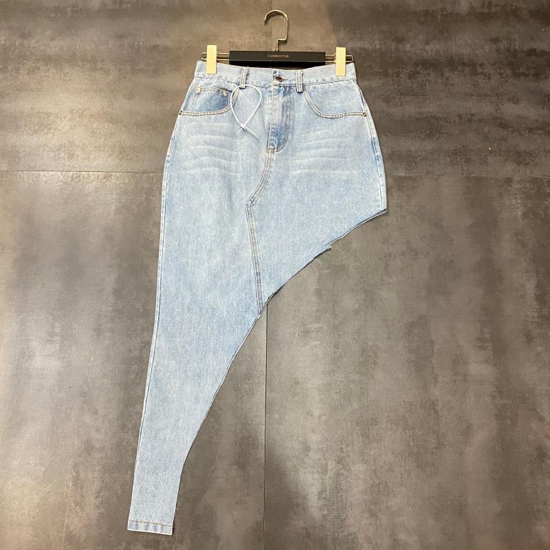 

2020 with New Celebrity Summer Hypotenuse Design Flash Jeans Female Skirts Water Washing 9y7b, See chart