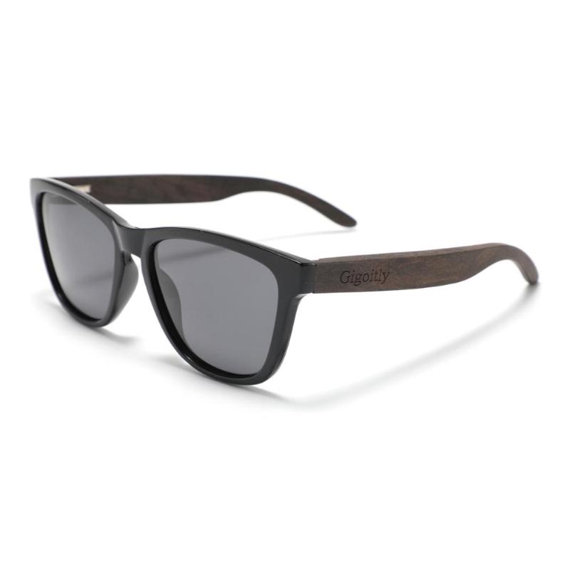 

Gigoitly Unisex Wood Sunglasses with Polarized Lens