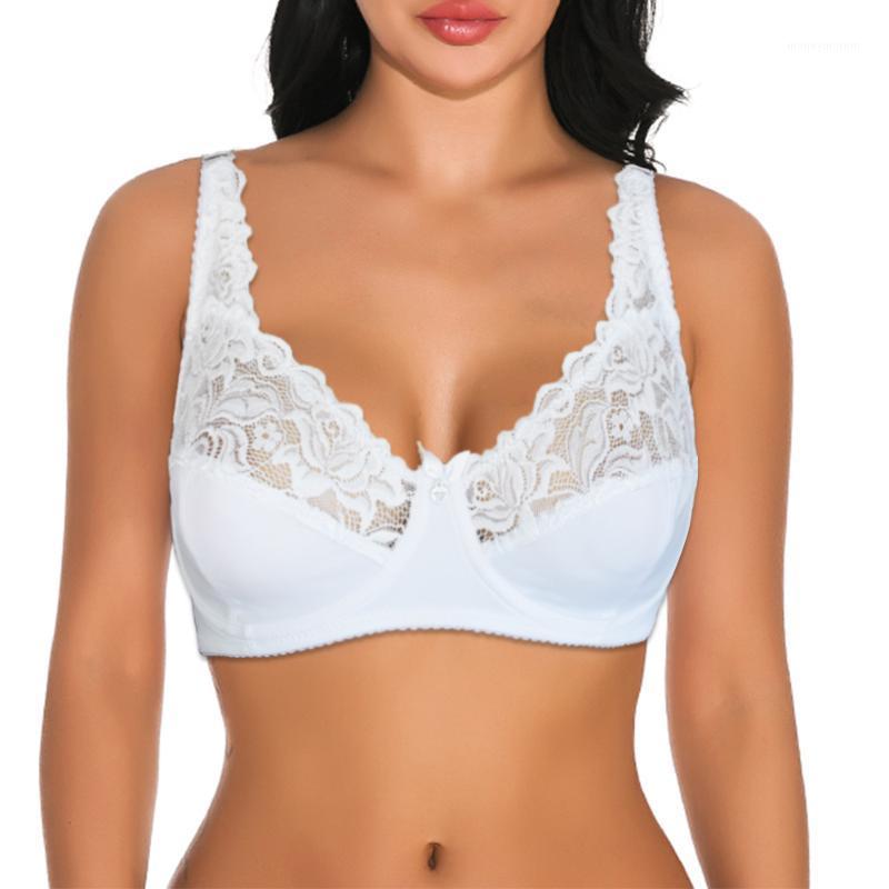 

Meliyuu Plus Size Womens Sexy Lace Bra bralette Underwired See Through Lingerie Tops Underwear A B C D DD E Cup1, Blue