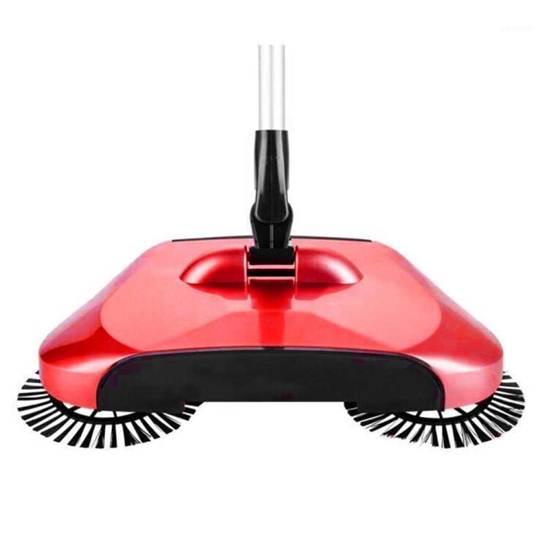 

New Stainless Steel Sweeping Machine Push Type Hand Push Magic Broom Dustpan Handle Household Cleaning Package Hand Sweeper1