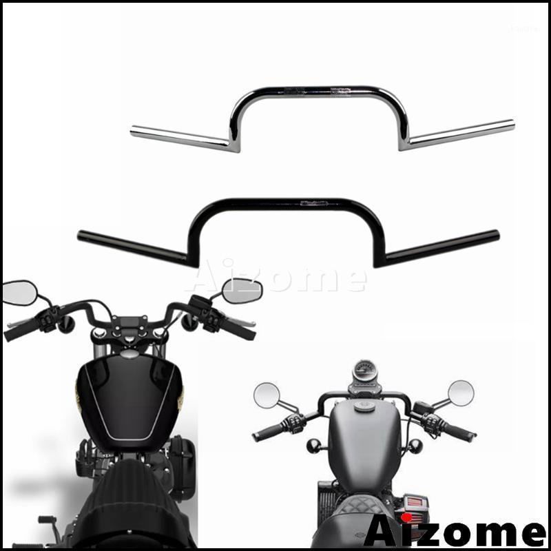 

Motorcycle Handlebar 22mm/25mm Steel Handlebars For Cafe Racers Custom Bobber Street 7/8"Or 1" Handle Bar Black/Chrome1
