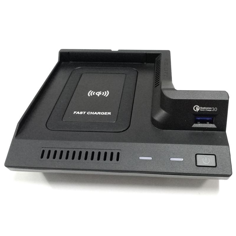 

Car QI Wireless Charging Phone Charger Charging Case Accessories for C63 GLC C Class 2020-2020