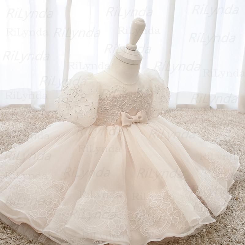 

Girls dress 2020 new baby dress birthday show one year old children princess1, Photo color