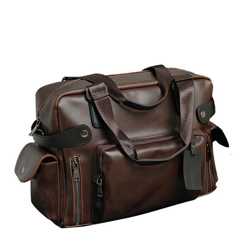 

Fashion Handbag Crazy messenger bag men cowhide leather bag laptop computer Business handbag bags for men, Coffee