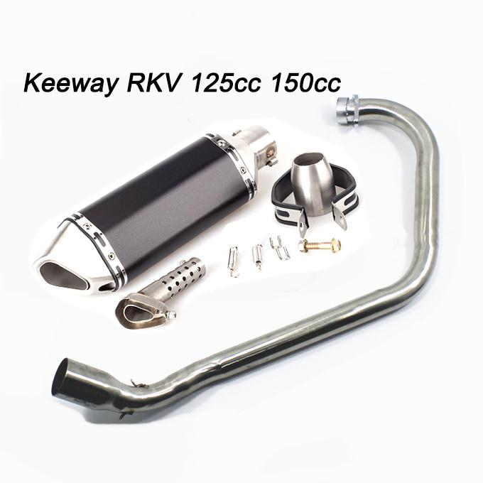 

Motorcycle Exhaust Muffler For Keeway RKF 125 150 RKF 125 150 125cc 150cc