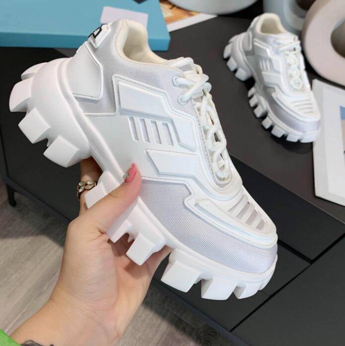

2021 Designe Mens Cloudbust Thunder Knit Sneakers Luxury Designer Oversize Sneaker Light Rubber Sole 3D Trainers Womens Big Size 36-46, Color 11