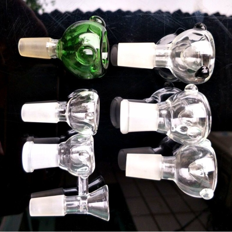 

14mm 19mm Water Pipes male female Herb Slide Dab Pieces Glasses Dry Bowl Tobacco bowls for Glass Bongs 139 K2