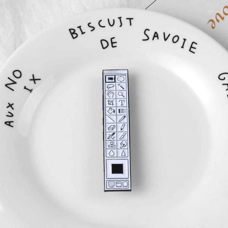 

PS Toolbar Pins Classic Software Photographers Badges Brooches Bag Accessories Enamel pins for Friends Gifts Jewelry for Friends1