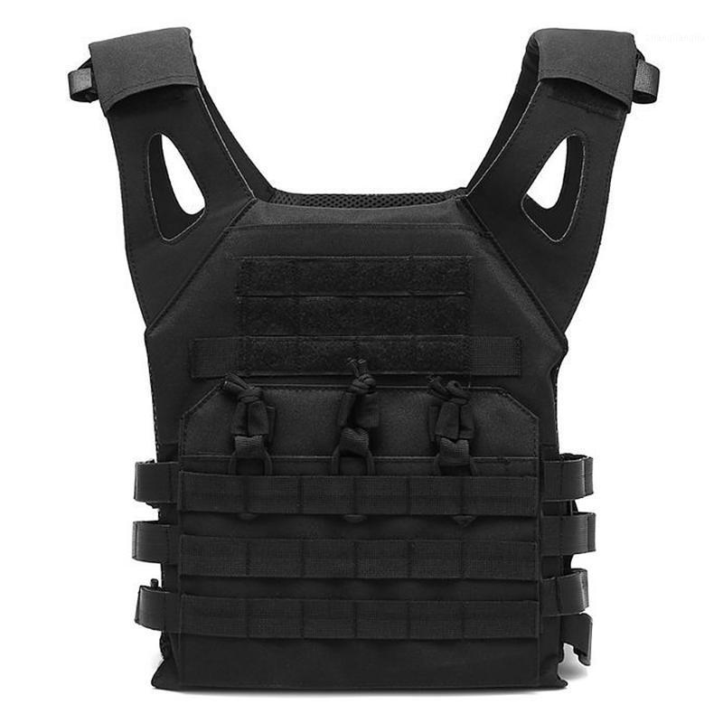 

Tactical Vest Outdoor Molle Breathable Hunting Vest Game Protective Adjustable Training for Camping Hiking1, Black