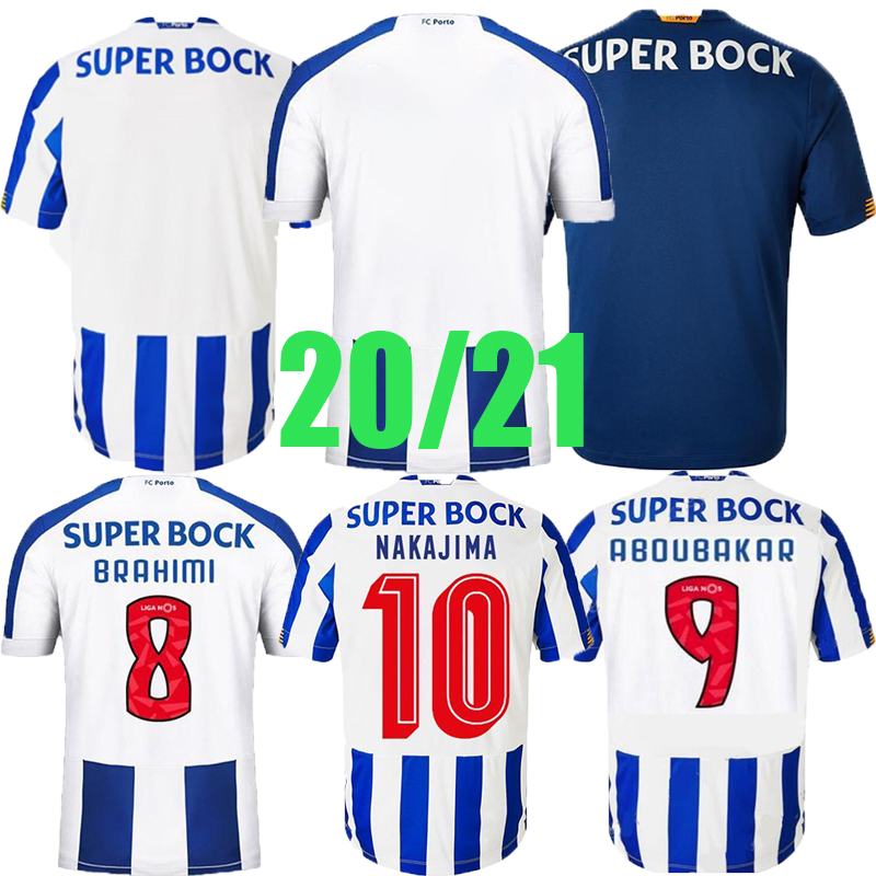 

soccer jersey 20 21 PEPE ABOUBAKAR camisa de futebol NAKAJIMA MAREGA SOARES ALEX TELLES 2020 2021 Home Away Futebol Clube do football shirt, Black