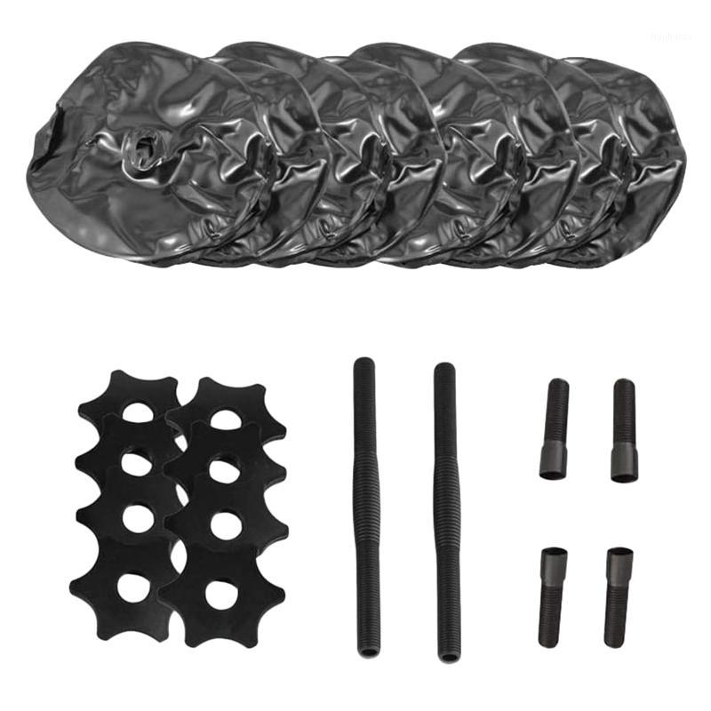 

Super sell-Adjustable Dumbbell Set Kettle Travel Dumbbell Weight 20-25KG Extension Rod Water Filled Home Fitness Exerci1, Black