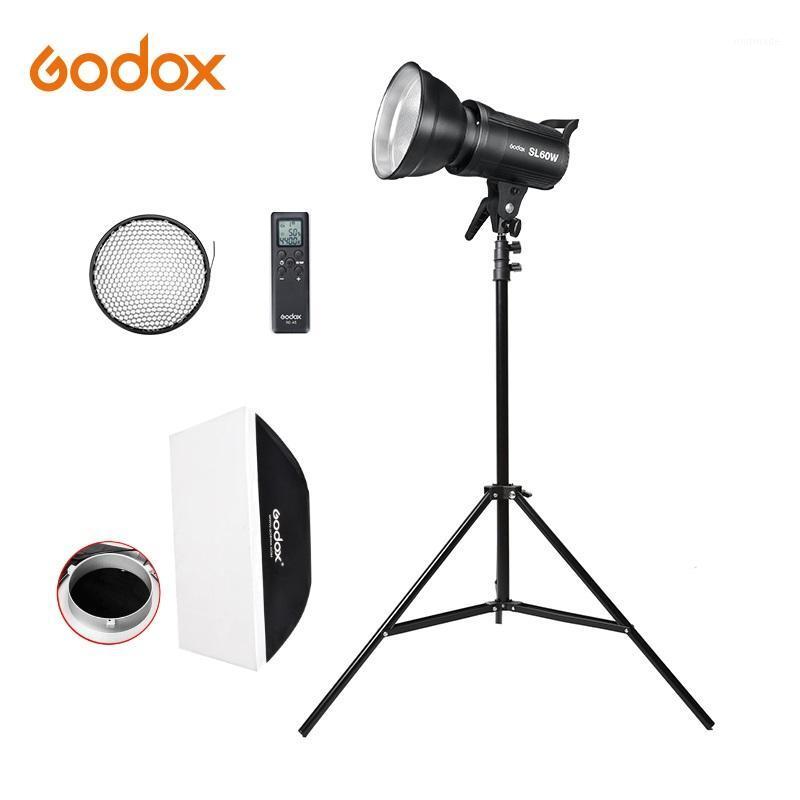 

Godox LED Light SL-60W SL-100W SL-150W SL-200W 5600K Bowens Mount LED Video Light Continuous Kit with stand softbox1