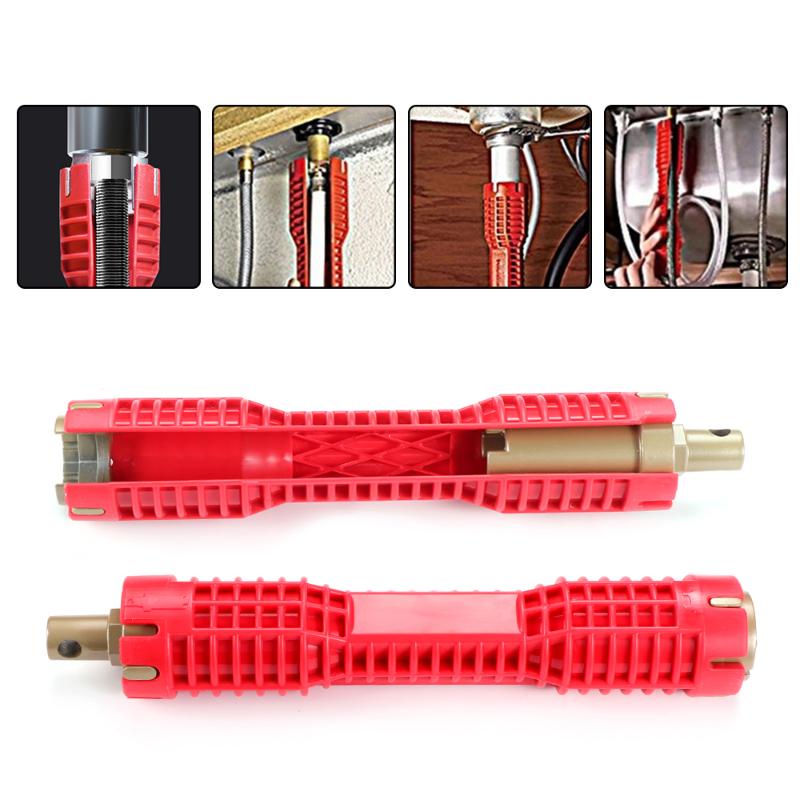 

Multi-function Water Pipe Spanner Sink Faucet Wrench Faucet Sink Tool Set Kit Household Bath Kitchen Tools