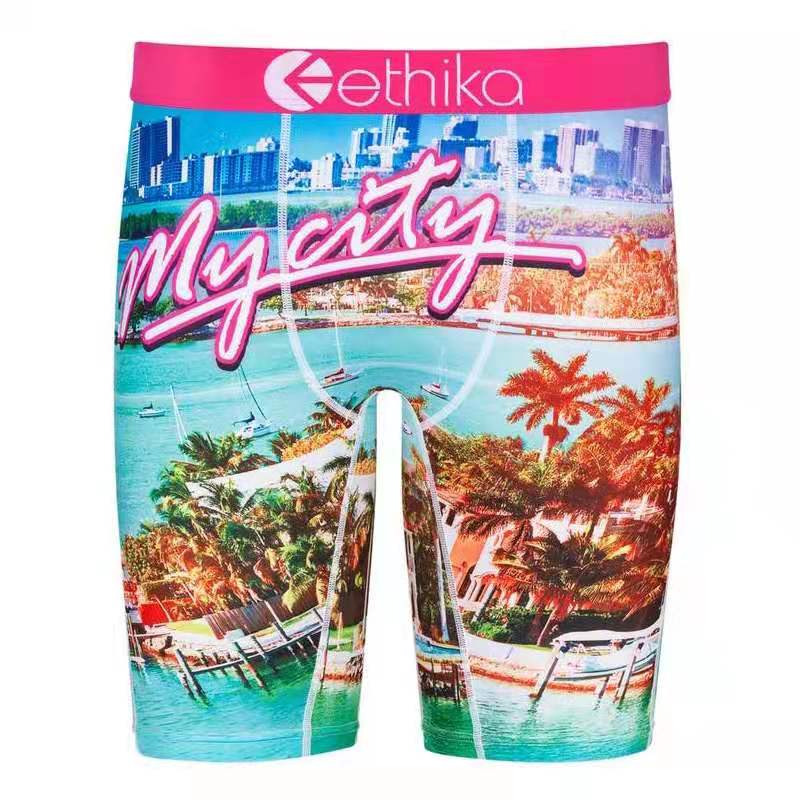 

New arrival Outfits men Ethika boxers Elastic men underwear sportswear fitness leggings boxers briefs 0076