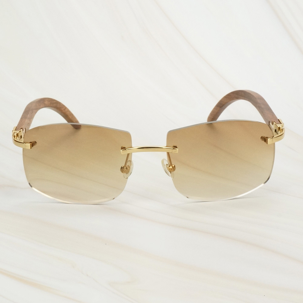 

70%OFF Retro Wood Men Decortion Carter People Square Oversized sunglasses for Outdoor Driving Club Punk, White;black
