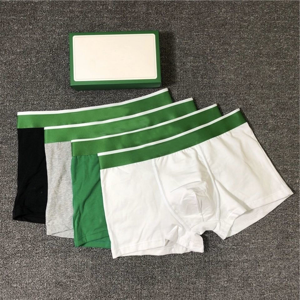 

2020 Mens Designer Boxers Brands Underpants Sexy Classic Mens Boxer Casual Shorts Underwear Breathable Cotton Underwears 3pcs With Box, White
