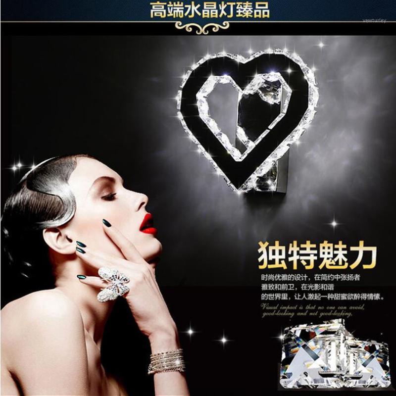 

Creative Crystal Indoor Lighting Modern Simple Bedside Bedroom LED Wall Lamp Living Room Aisle Wall Light AC110V/220V ONDENN1