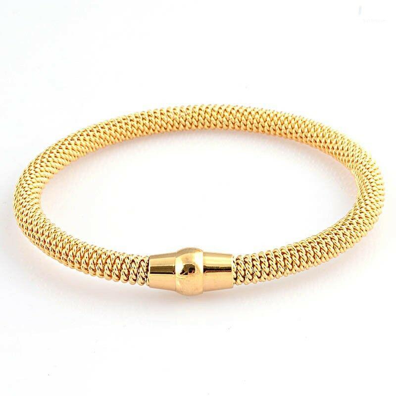 

Charm Stainless Steel Magnetic Clasp Cable Mesh Wire Bracelet Jewelry Bracelet Bangle For Women Men Gift1