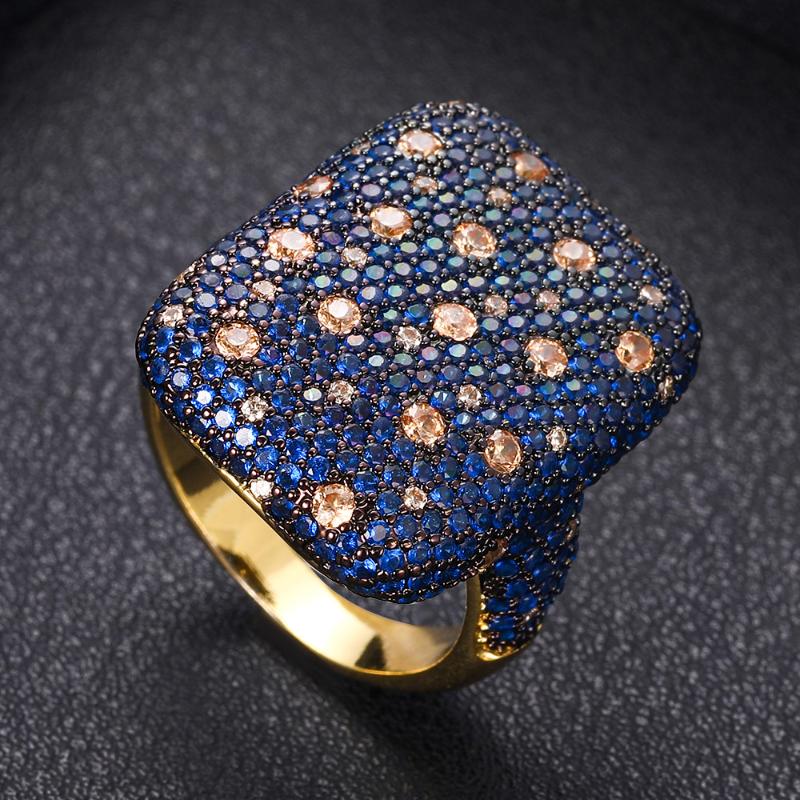 

janekelly Designer Luxury Twist Lines Geometry Cubic Zironium Engagement Dubai Naija Bridal Finger Rings Jewelry Addiction