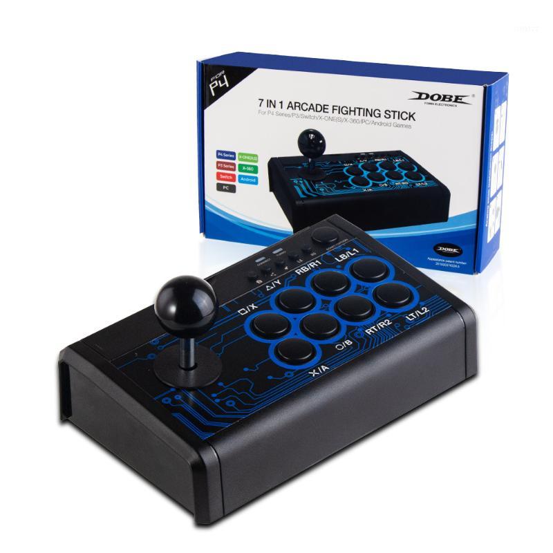 

DOBE 7 in 1 Wired Game Joystick Rocker Simulation Arcade Design Fighting Stick for Switch//PS3/XBox One/XBox 360/PC/Android1