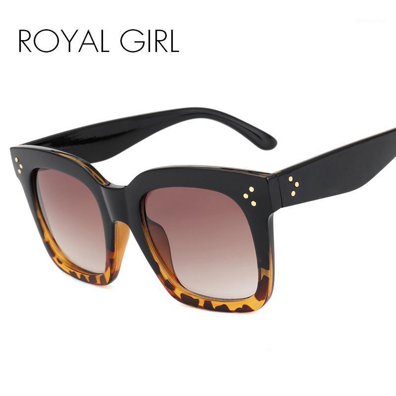

ROYAL GIRL 2020 New Brand Square Sunglasses for women Vintage Retro Sun glasses Female Acetate Frame Glasses UV400 ss2951