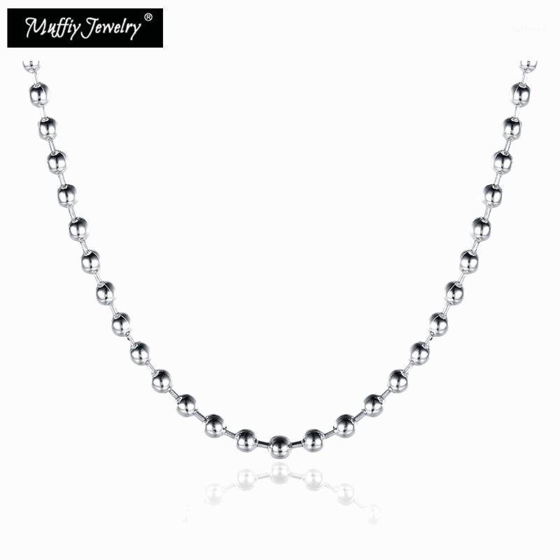 

2MM Pearl Link Chain, 925 Sterling Silver Basic Chains Necklace Glam Jewelry Fit Pendant 2020 Soul Gift For Men & Women1