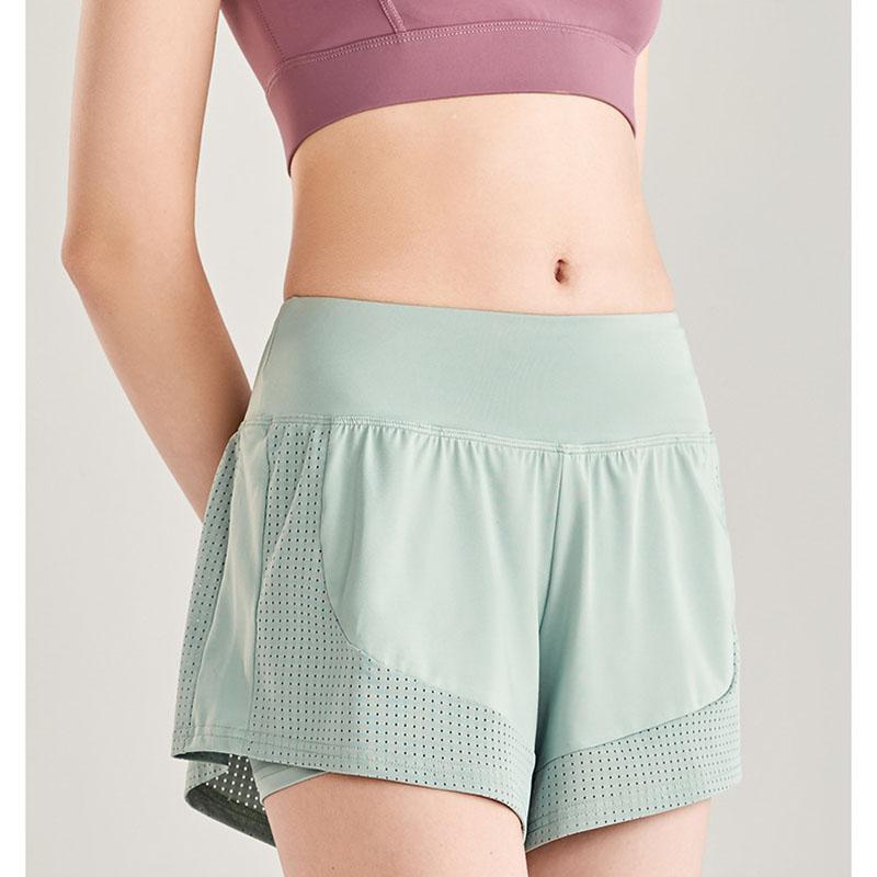 

Women Summer New Quick Dry Running Quick-Drying Fitness Training Shorts Sports Shorts Loose Yoga Gym Short 126, Pink