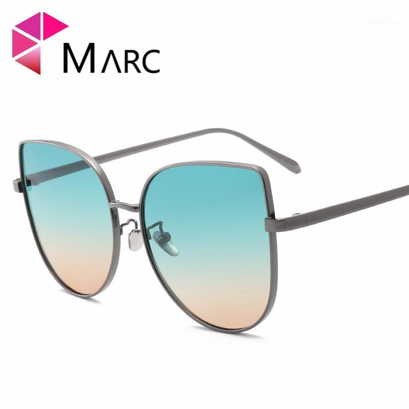 

MARC UV400 WOMEN Cat eye fashion sunglasses PBlue Purple Red Alloy1