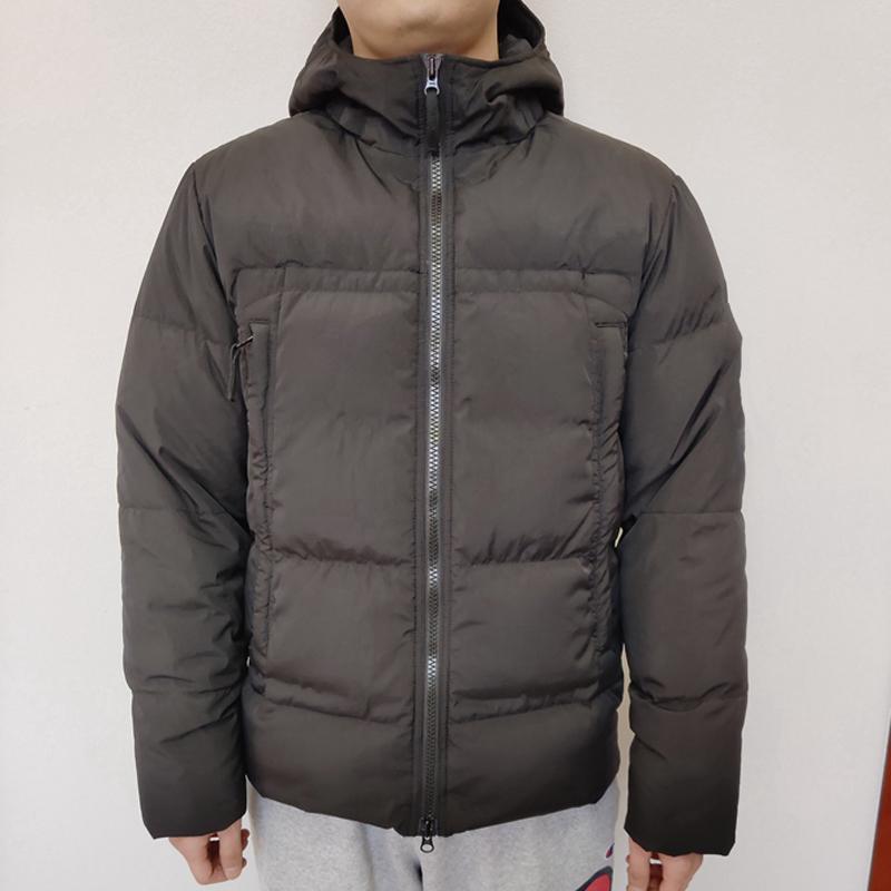 

hot selling 21SS 40723 CRINKLE REPS DOWN JACKET T0PST0NEY Hooded Down Jackets Winter Warm Outdoor Outwear Windproof Street Coats, Black