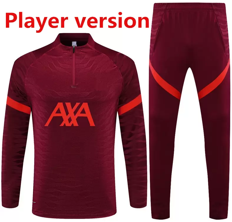

21 22 Ronaldo kids men soccer tracksuit survetement de football training suit sportswear 2021 2022 long full zipper training jacket, 16