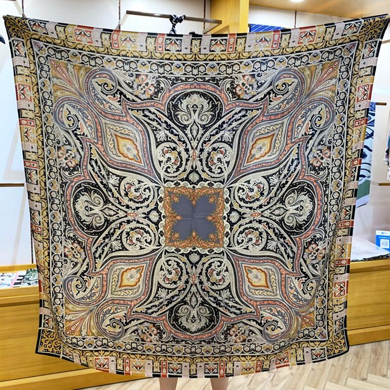 

Paisley Print Cashmere Scarf Shawl for Women Winter Warm Scarves Wraps