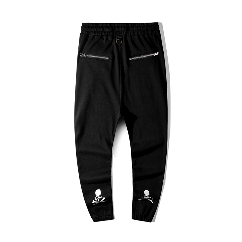 

2021 New Japan Sweatpants Men Women Side Zipper Hip Hop Mastermind Joggers Streetwear Harajuku Mmj Pants Gbf9, Black