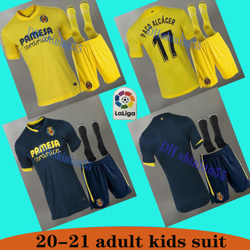 

2021 Villarreal CF S.CAZORLA Soccer Jerseys adult CHUKWUEZE FORNALS Soccer Shirt PEDRAZA MORENO EKAMBI IBORRA kids Football uniform suit, Yellow