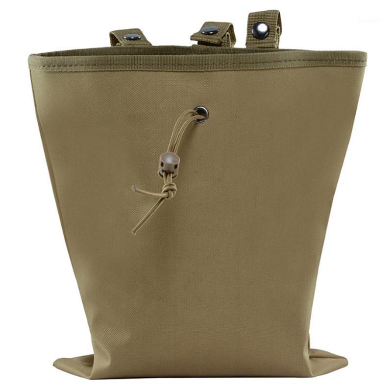

30 x 24.5Cm Molle Magazine Dump Pouch Recovery Bag Waterproof For Waist Belt Outdoor Packs1, Khaki