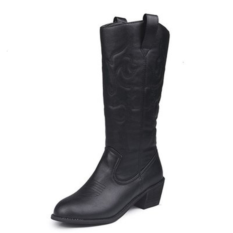 

2021 New Size Big 35-43 Winter Fashions at Height the Knee Women's Riding Foot Round Zip High Leaves of Furry Keep Warm Snow CV7F, Brown