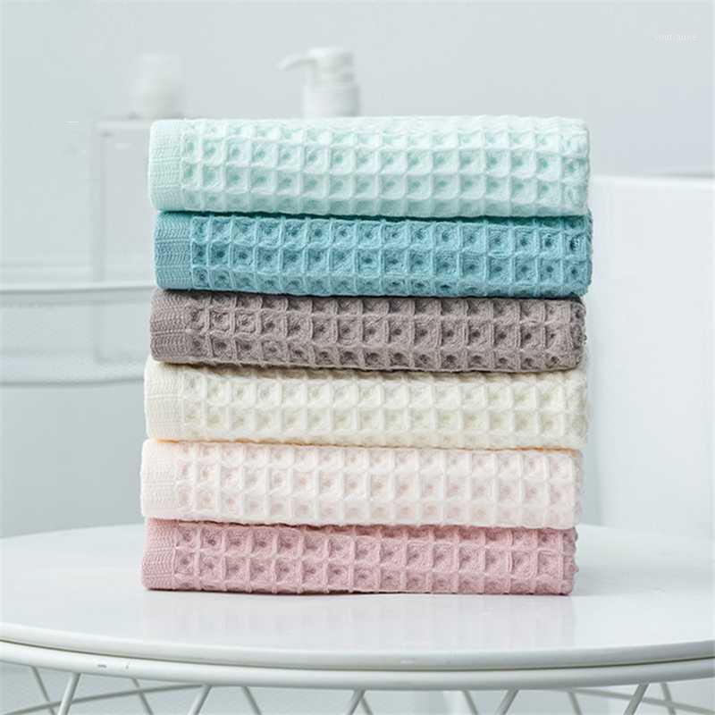 

cotton towel day wind hotel plain towel absorbent hair100% Cotton Hand Towels for Adults Plaid Hand Face Bathroom1, Green