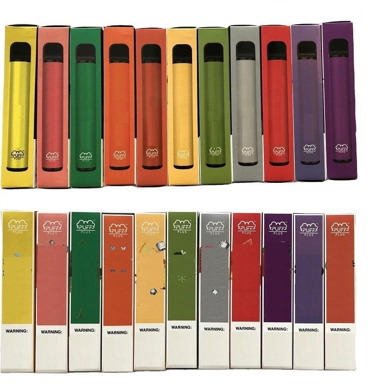 

Puff Bar plus 80 color Disposable vape pen device Pod Electronic Cigarettes Starter Kit 450mAh bang xxl hide edge