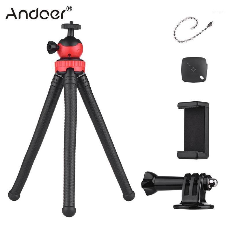

Andoer MZ305 Flexible Octopus Tripod Kit w/ Phone Holder Remote Controller for Hero/Yi for DSLR ILDC Camera Smartphone1