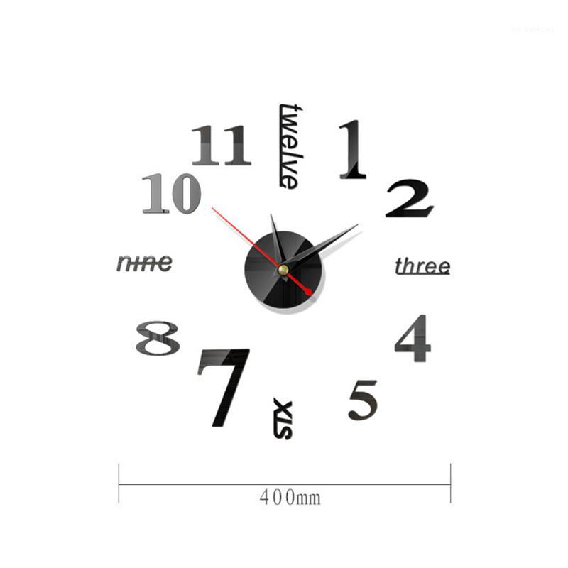 

Wall Clock Watch Wall Clocks Horloge 3d Diy Acrylic Mirror Stickers Home Decoration Living Room Quartz Needle1