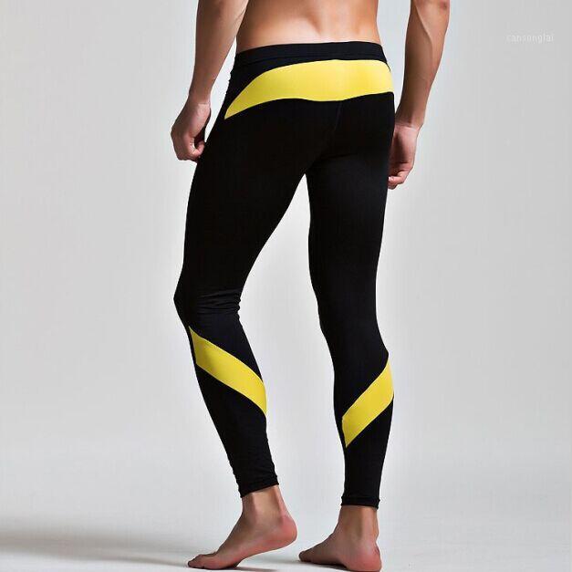 

Winter Thin Fleece Thermal Underwear Men Long John Pants Warm Sexy Leggings Mens Spandex Tights Compression Sweat Pants Brand1, Blue