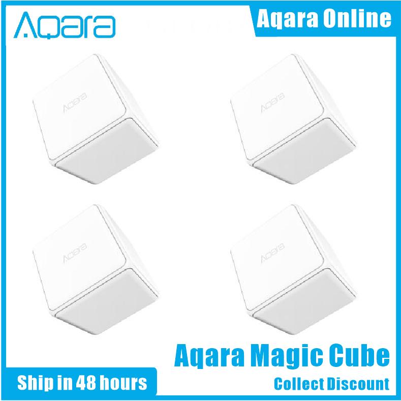 

Original Aqara Magic Cube Controller Zigbee Version Controlled by Six Actions For Home Device Work With Smart Home App