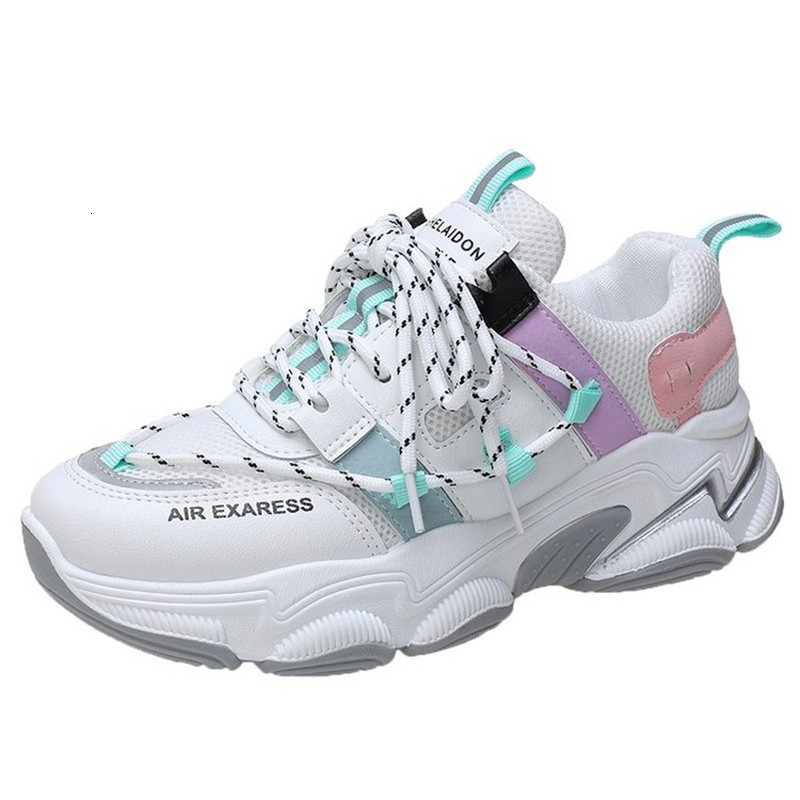 

2021 New White Chunky Women Black Sneakers Designer Spring Summer Outdoor Ladies Sports Shoes MWVW