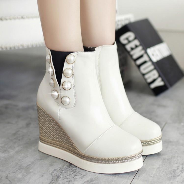 

2020 Winter Boots Botas Mujer Shoes Women Boots Fashion Motocicleta Mulheres Outono Inverno Botas De Couro Femininas 6-5, Black