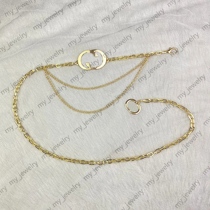 

5style Womens Designers Belt Chains Belts Fashion Luxurys Belt For Women Brand Letter Buckle Waist Chain Vintage Gold Silver Waistband 105cm, As pice