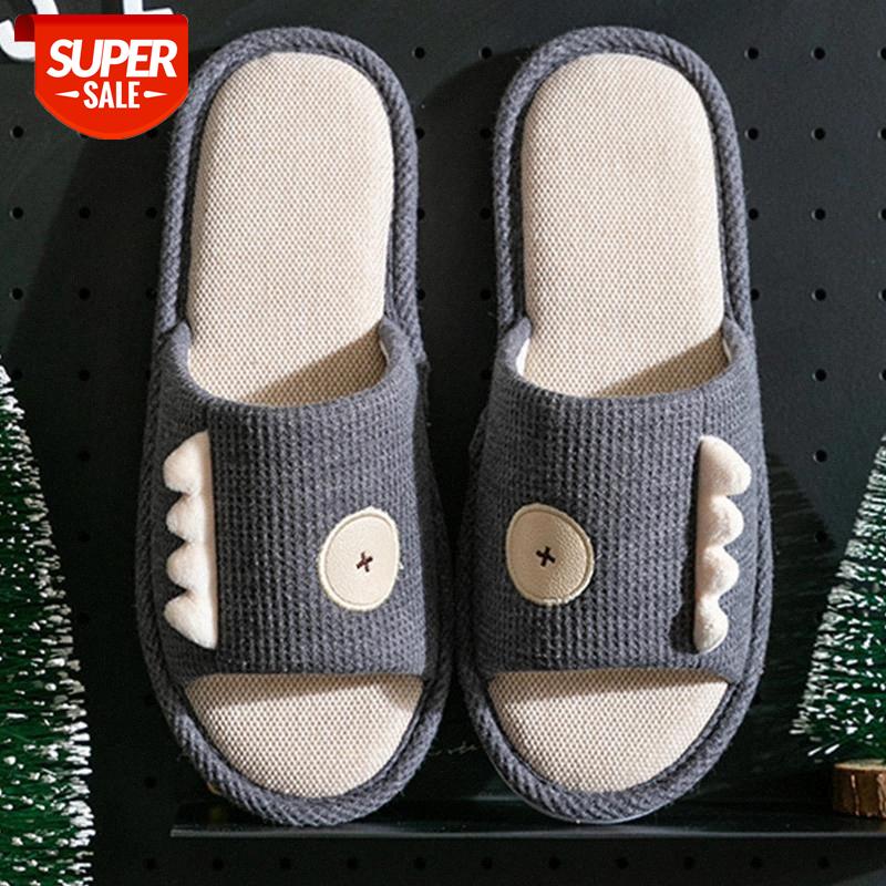 

Wear-resistant Couple Women's Slippers Cartoon Slides for Women Light Weight Breathable Female Shoes Lovely Soft Slippers #v752, Gray