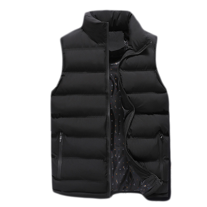 Fashion Casual Coats Jackets Mens Vest Jacket for Men Winter Sleeveless Jackets Cotton-Padded Waistcoat Plus Size M-8XL Top K126 201120Z