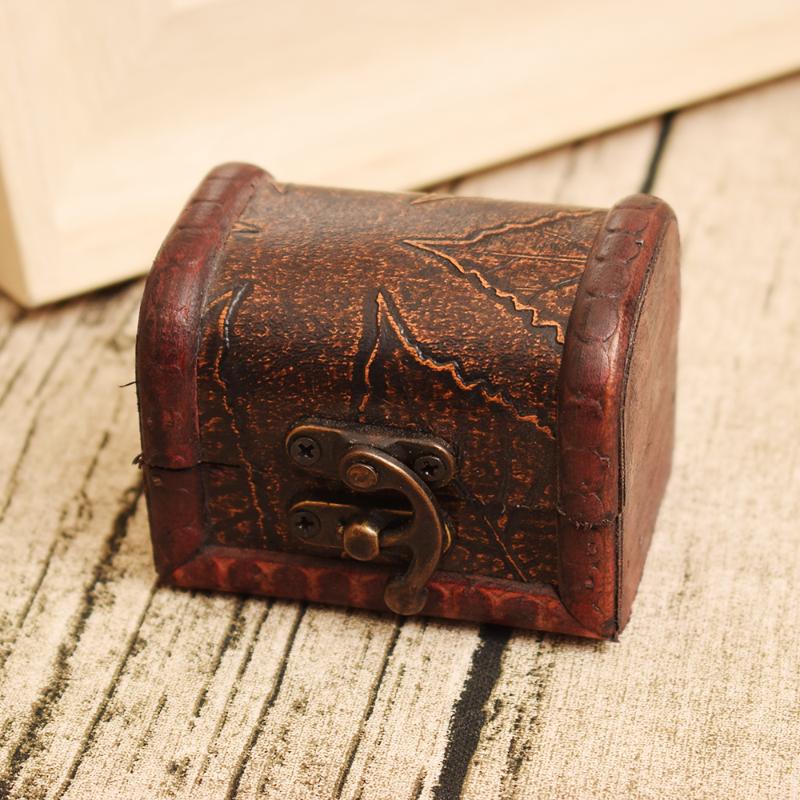 

European Style Map Storage Box / Retro Wood Case / Wooden Jewelry Box Manual To Do The Old Organizer