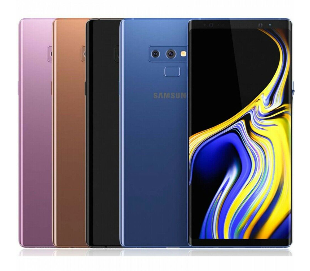 

Samsung Galaxy Note9 Note 9 N960U 128GB ROM 6GB RAM Original LTE Octa Core 6.4" Dual 12MP NFC Snapdragon 845 Mobile Phone, Black